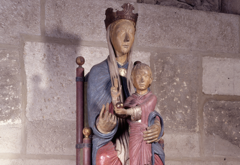 La di ge une vierge en majest Jouy en Josas Dioc se de